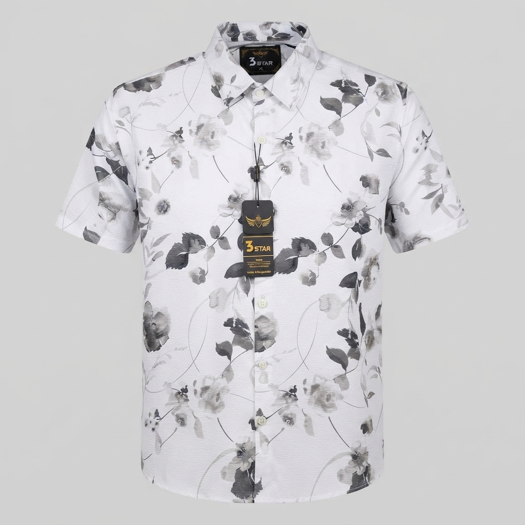 Zafran Printed Half Sleeve Casual Shirt - GL0009