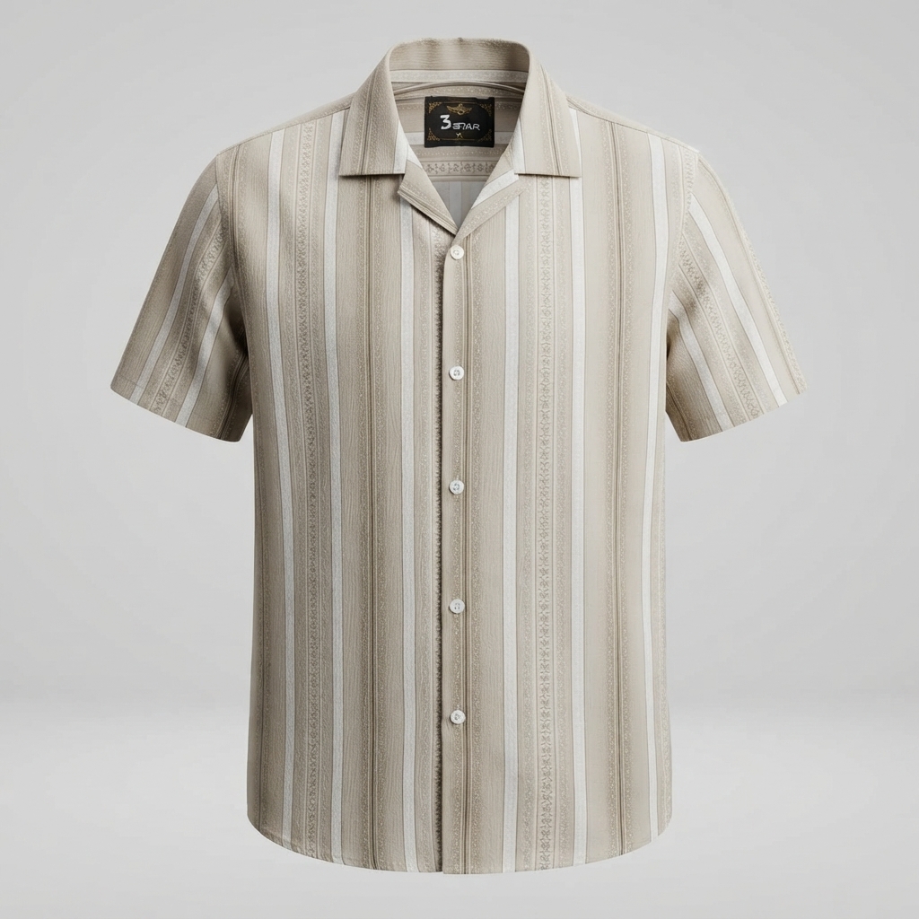 Zafran Folding Neck Half Sleeve Shirt - GL0005